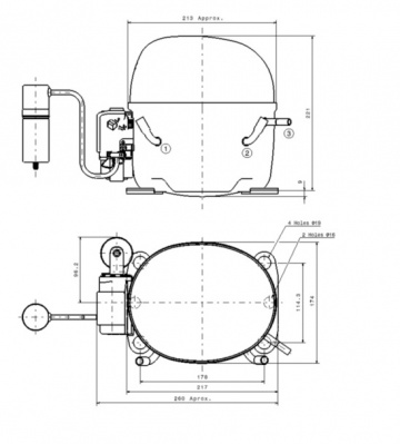 Compresor frigorific Cubigel NX18TB (R290)